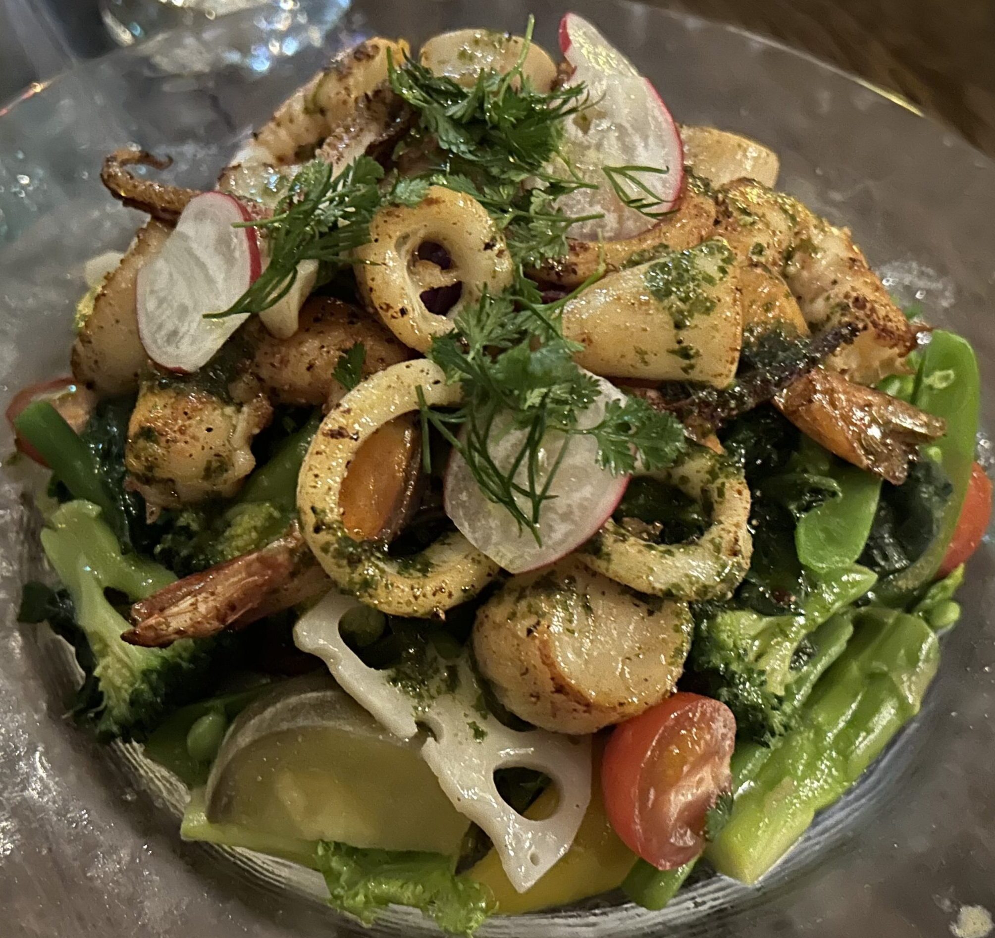 魚介と野菜のメリメロサラダ